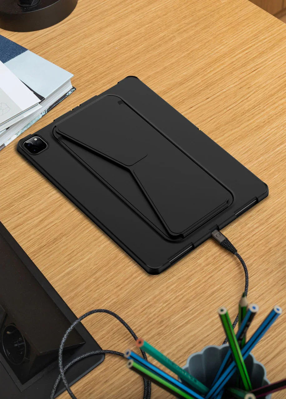 Itskins Spectrum Stand Case For iPad Pro 11 (1st, 2nd, 3rd & 4th Gen.) - Black - Tashqila Itskins Spectrum Stand Case For iPad Pro 11 (1st, 2nd, 3rd & 4th Gen.) - Black - Tashqila